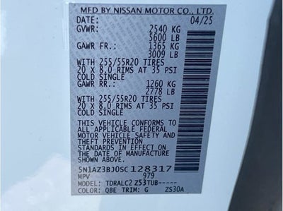 2025 Nissan Murano SV Sport Utility 4D